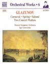 GLAZUNOV: Carnaval / Spring / Salome / Waltzes